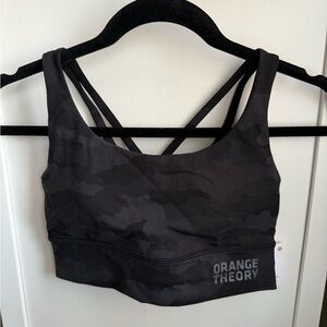 lululemon x Orangetheory  Black Camo Sports Bra